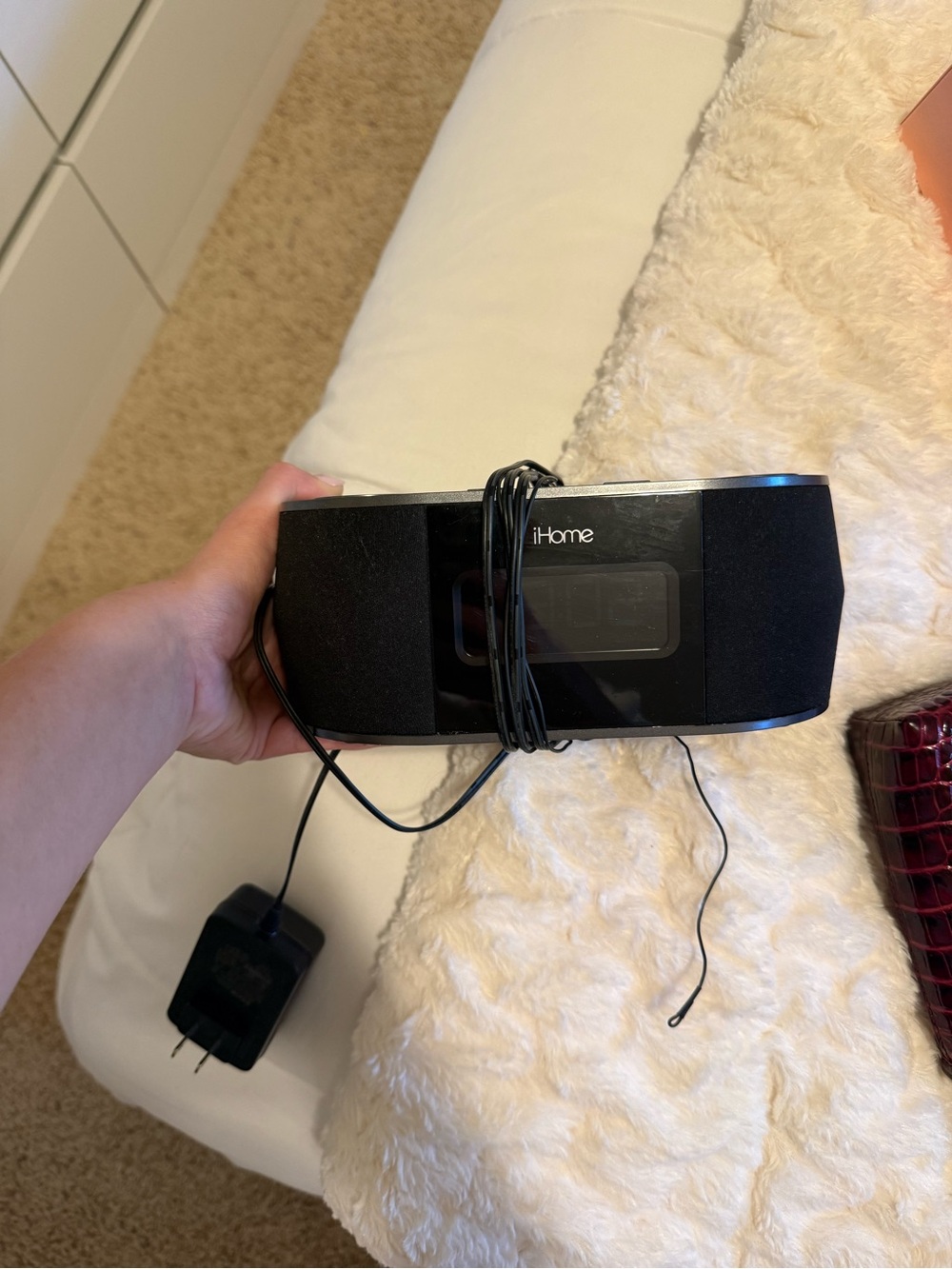 iHome Black Radio with Alarm Clock